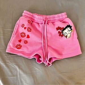 Betty Boop Pink Women's Shorts